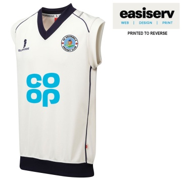 AC Squirrels CC Sleeveless Sweater Navy Trim