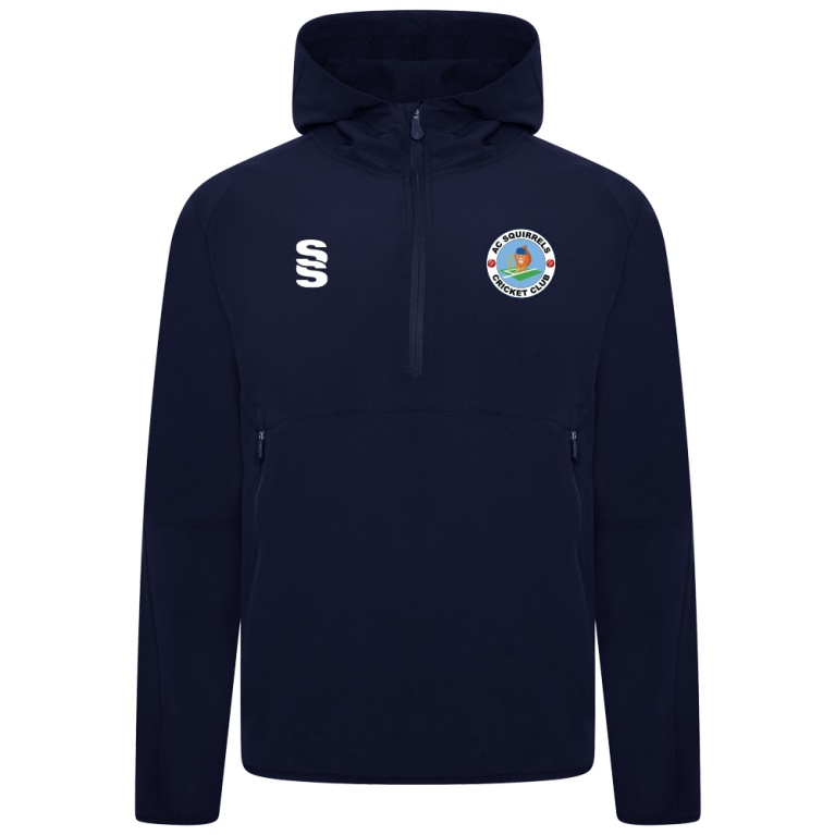 AC SQUIRRELS CC Dual Elite 1/4 Zip Hoody / Rain Jacket : Navy