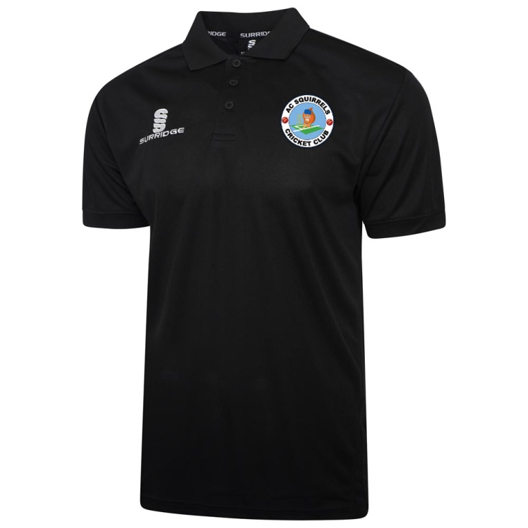 Dual Solid Colour Polo : Black